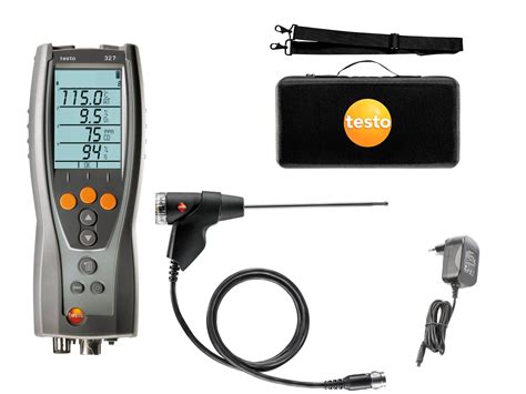 testo flue gas analyser kit|testo 327 1 standard kit.